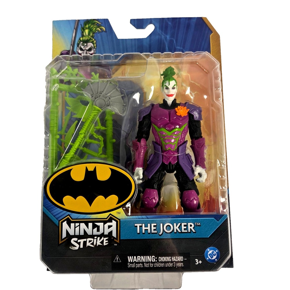 Batman Ninja Strike The Joker 9.5 Inch Action Figure Weapons Spin Master New